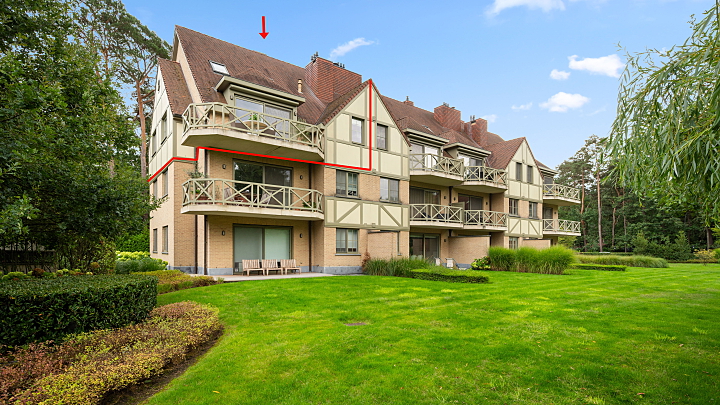 Exclusief hoekappartement van 168m² met terras, autostaanplaatsen en kelder in unieke parkdomein 'berkendael'